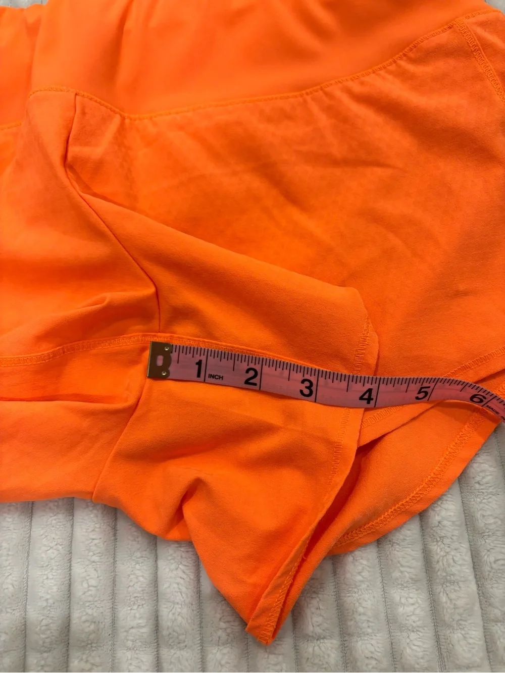 Women’s Active Running Shorts - Bright Orange